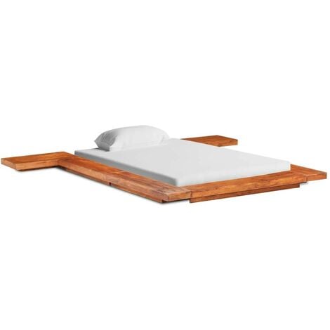 Solid wood store japanese platform bed