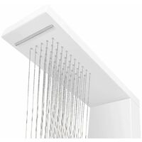 Topdeal Shower Panel System Aluminium Matte White VDTD04494