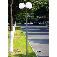 Garden Lamp Post 3 Lamps 220cm VDTD26155