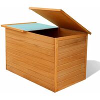 Topdeal Garden Storage Box 126x72x72 cm Wood VDTD27204