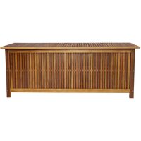 Topdeal Garden Storage Box 150x50x58 cm Solid Acacia Wood VDTD28232