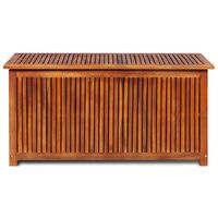 Topdeal Garden Storage Box 117x50x58 cm Solid Acacia Wood VDTD28334