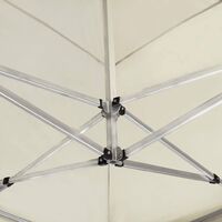 Topdeal Professional Folding Party Tent Aluminium 6x3 m Cream VDTD29631