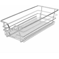 Topdeal Pull-Out Wire Baskets 2 pcs Silver 300 mm VDTD30391