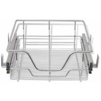 Topdeal Pull-Out Wire Baskets 2 pcs Silver 400 mm VDTD30392