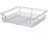 Topdeal Pull-Out Wire Baskets 2 pcs Silver 600 mm VDTD30394
