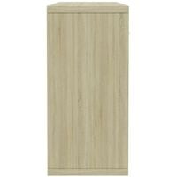 Topdeal Sideboard Sonoma Oak 88x30x65 cm Chipboard VDTD31722