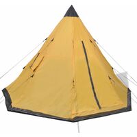 Topdeal 4-person Tent Yellow VDTD32241