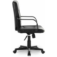 Topdeal Office Chair Mesh High Back Adjustable Swivel Desk Chair Black FFYCUK000023