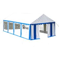 Topdeal Party Tent 4 x 8 m Blue VDFF06752_UK
