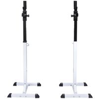 Topdeal Barbell Squat Rack with Barbell and Dumbbell Set 60.5 kg VDTD18279