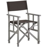 Topdeal Director's Chairs 2 pcs Solid Acacia Wood VDTD29922