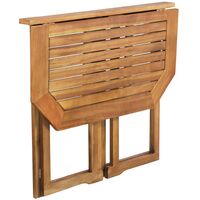 Topdeal 4 Piece Bistro Set Solid Acacia Wood FF3057864_UK