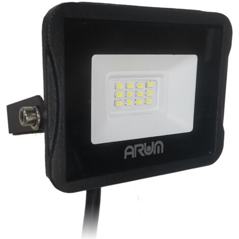 Foco Proyector LED ATRIA 10W Negro IP65 Exterior | Temperatura de color