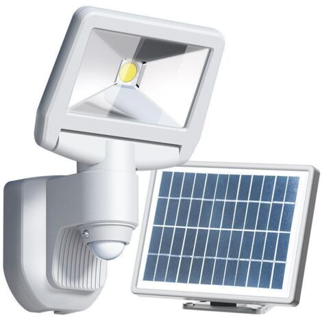Proyector solar LED blanco ESTEBAN con detección 850 Lumens Eq 70W