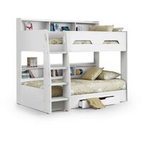 Zula 3ft Single 90 x 190 White Bunk Bed Frame
