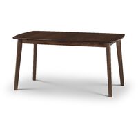 Mabelle Draw Leaf 4 To 6 Seat Extending Dining Room Table Walnut