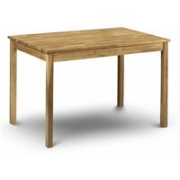 Julian Bowen Dining Set - Coxmoor Solid Oak Rectangular Table & 4 Chairs