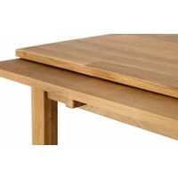 Julian Bowen Dining Set - Coxmoor Solid Oak Extending Table & 4 Chairs