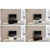 Birlea Edgeware Living Room Furniture - Small TV Unit - Black