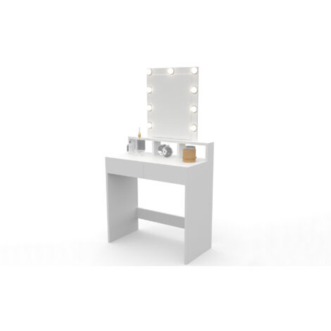 Mueble tocador para maquillaje y perfumes, moderno con luces barato
