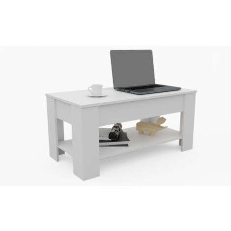 mesa salón sala salita entrada robusta barata minimalista moderna estable melamína (1/4)
