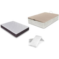 CONJUNTO Canapé abatible + colchon + almohada - Artico - 150x190