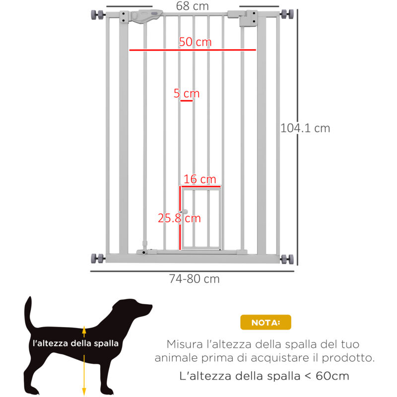 Cancelletto A Pressione Per Cani | Confronta Prezzi - 9