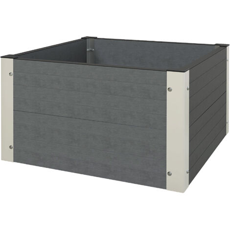 Outsunny Set 2 Aiuole Rialzate Modulari In Acciaio Zincato – 135x90x30 Cm, Fondo Aperto, Per Orto E Fiori