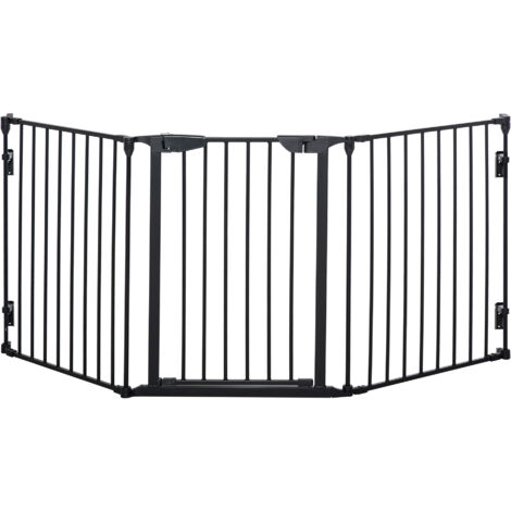 PawHut Cancelletto di Sicurezza Box per Cani taglia Piccola e Media 180x74.5cm