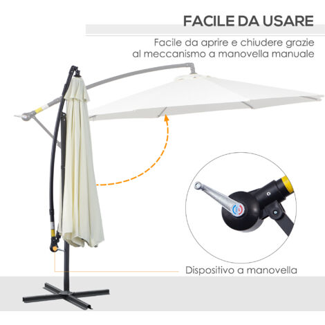 Parti di ricambio per ombrellone a manovella, accessori per ombrellone da patio, maniglie staccabili, parte di ricambio per ombrellone da esterno