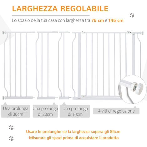 EASYCOMFORT Cancelletto di Sicurezza Pieghevole 6 Sezioni