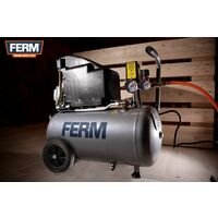 FERM Compressore a Olio 1100W - 1.5 CV - 24L