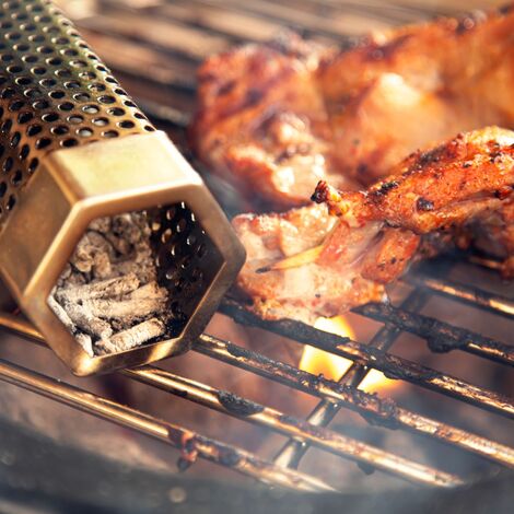 Trucioli Legno Per Affumicatura Axtschlag Devil Smoke - 1 Kg, Per Barbecue, Aroma Delizioso - Foto 2