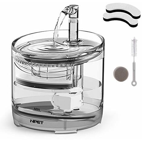 Fontana per Gatti Fontanella per Gatti Distributore di Acqua per Gatti con Filtro Grande capacità di Ricambio 2.6L Distributore di Acqua Intelligent Infrared Detection Fontana per Gatti Fontanella per Gatti Distributore di Acqua per Gatti con Filtro Grande capacità di Ricambio 2.6L Distributore di Acqua Intelligent Infrared Detection