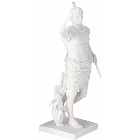 Resina 9x3,5x29 cm Design Toscano Sacra Vergine Maria Statua in marmo 