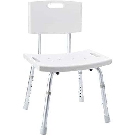 Sgabello da Bagno Ø 36 x 35-53 cm RIDDER A0060307 ca Colore: Grigio in Alluminio 