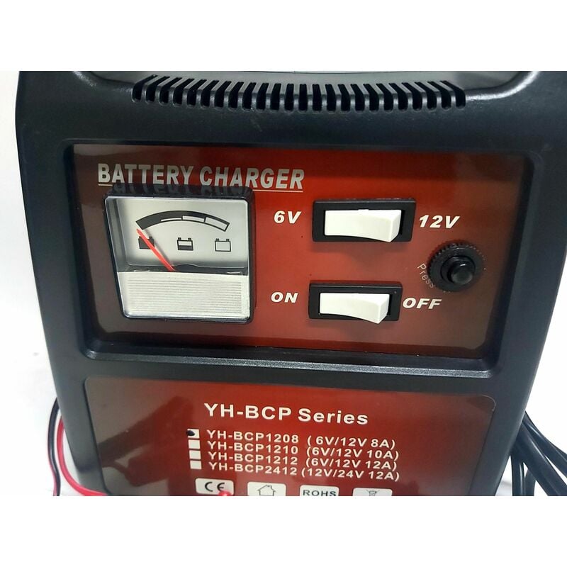 caricabatterie auto YH-BCp1212 da 6V e 12V