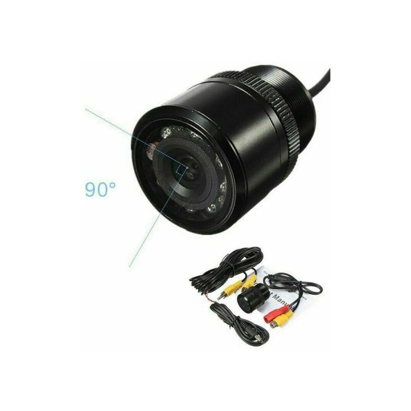 Trade Shop - Retrocamera Telecamera Retromarcia 18 Led Infrarossi 2 8mm 1000tvl 85911813 - Foto 2