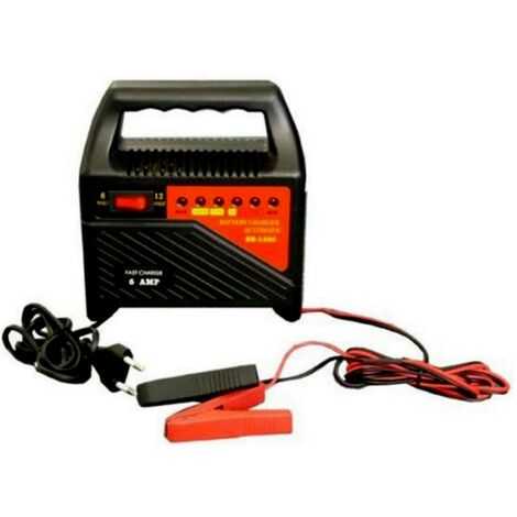 CARICABATTERIA AUTO 12V E MOTO 6V CARICA BATTERIE ACCESORI 6 V 12 V