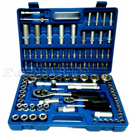 CHIAVI BUSSOLA CRICCHETTO 108 PEZZI CON BUSSOLE TORX UTENSILI PROFESSIONALE