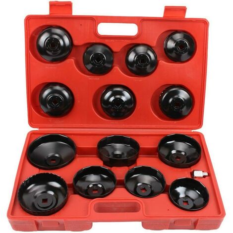 Kit Chiavi A Tazza Per Filtro Olio 16pz Boccole Rimozione Filtro Motore - Foto 3