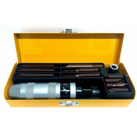 CACCIAVITE IMPATTO 1/2 PERCUSSIONE VITI BULLONI PROFESSIONALE 12 PEZZI