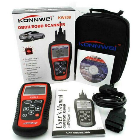 Tester OBDII/OBD2 EOBD II scanner kw808 lettore codice diagnostica  centralina