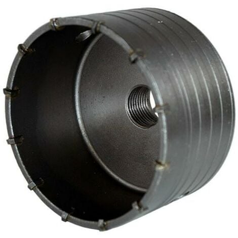 Fresa A Tazza 150mm Per Muro - Per Trapano, Con Adattatore SDS PLUS 220mm E Punta Centraggio