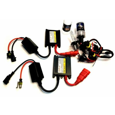 KIT XENON XENO H1-H3-H4-H7-H11 6000/8000K FARI MODELLO SLIM AUTO MOTO CAMION H11 6000K