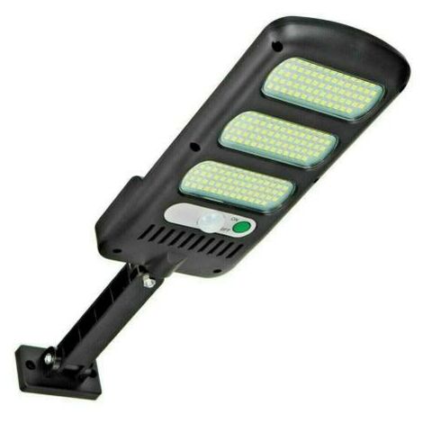 4 pezzi Faro lampione 213 led stradale solare fotovoltaico sensore di movimento
