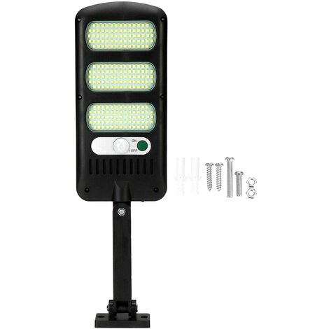 4 pezzi Faro lampione 213 led stradale solare fotovoltaico sensore di movimento