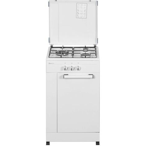 SOLTHERMIC COCINA HORNILLO GAS BLANCA PORTABOMBONA 50X50