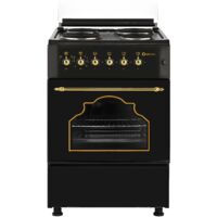 SOLTHERMIC COCINA ELÉCTRICA NEGRA NEGRA RÚSTICA 50X55 F5S04E3RB